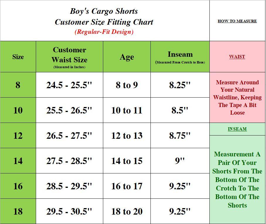 3 Pack Boys Cotton Stretch Cargo Shorts