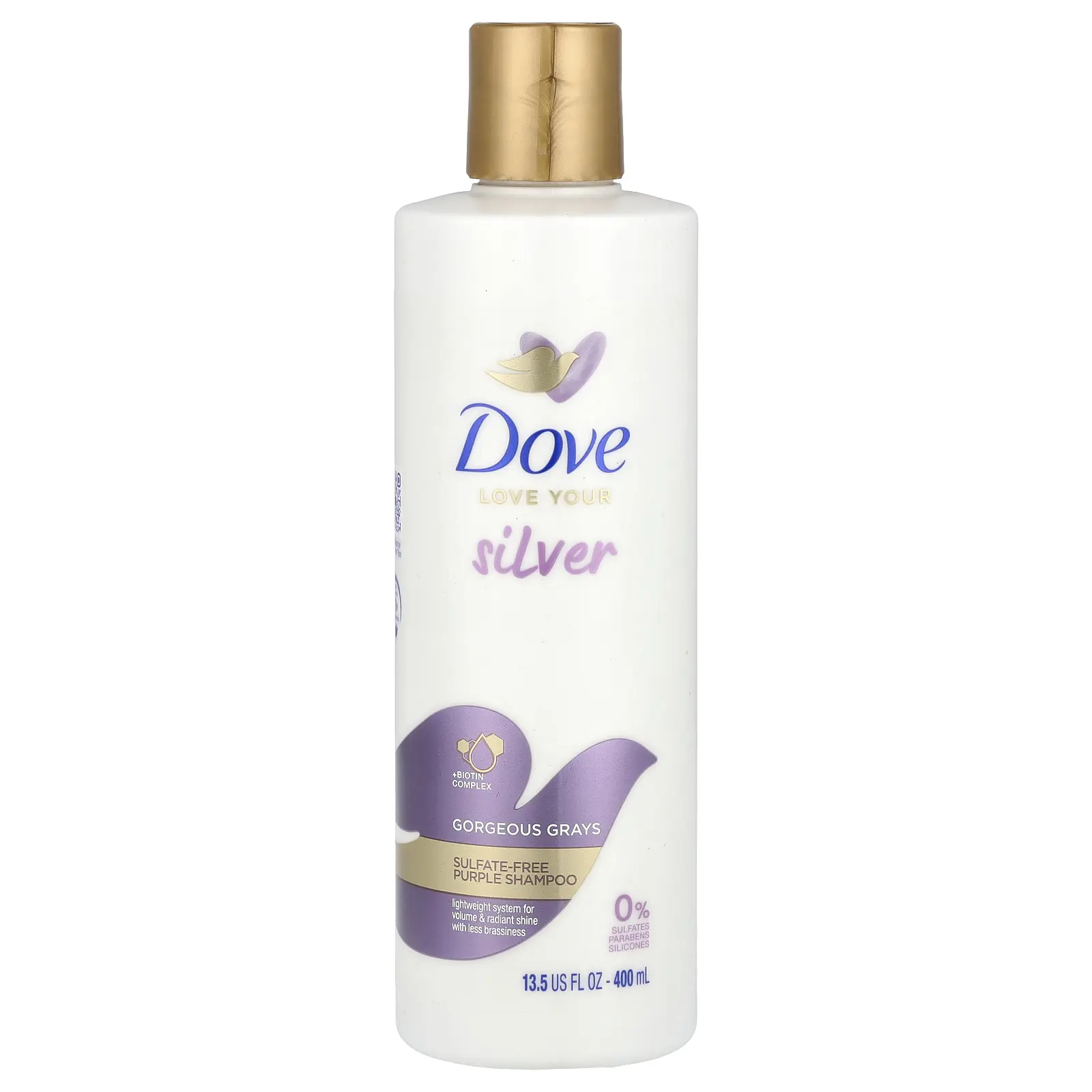 Dove Sulfate-Free Purple Shampoo, Gorgeous Grays , 13.5 fl oz (400 ml) Dove Sulfate-Free Purple Shampoo, Gorgeous Grays , 13.5 fl oz (400 ml)