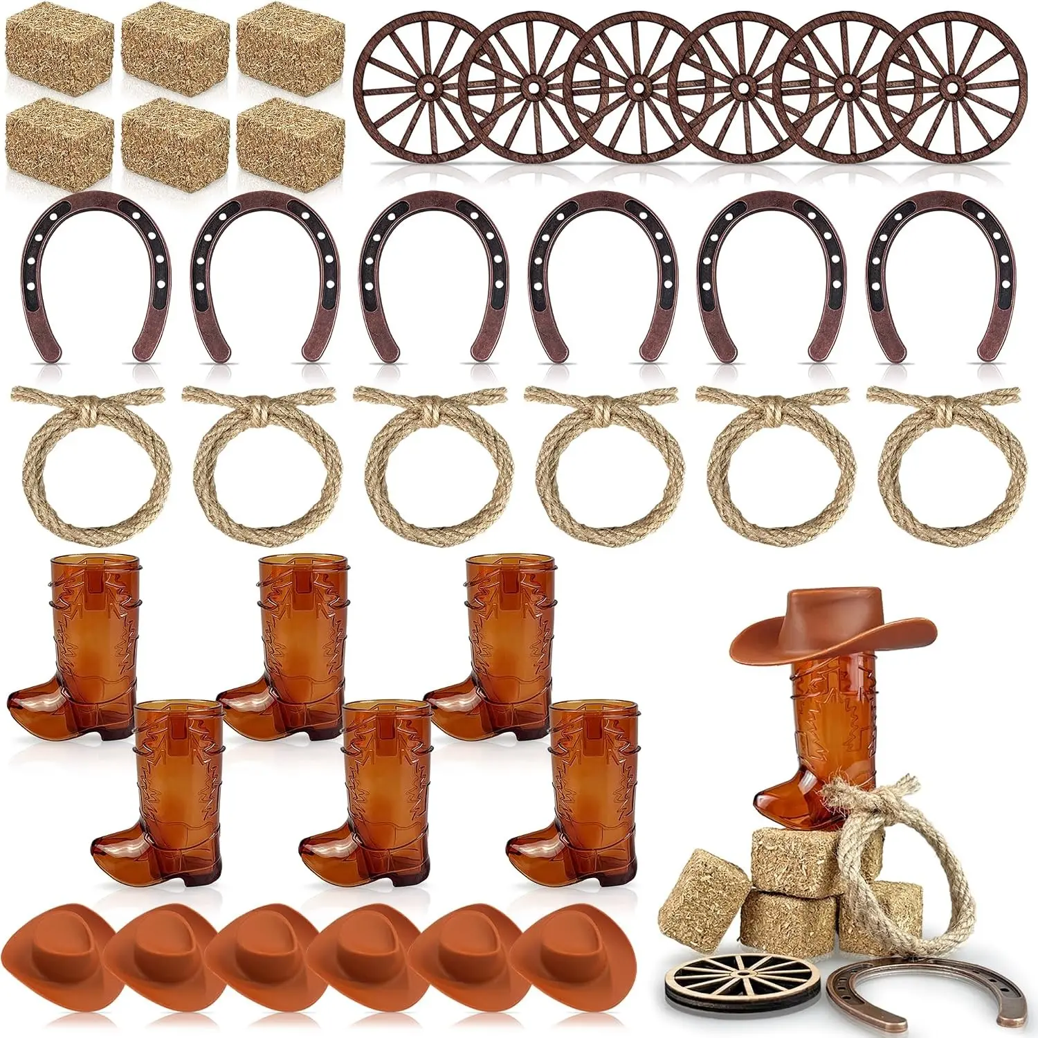 Western Centerpieces Party Decorations for Craft Birthdays Weddings and Cowboy Parties