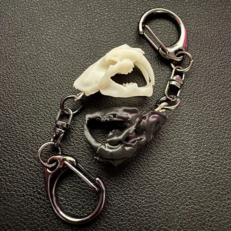 Smilodon | Resin Keychain Skull Replica - High Paleo Accuracy, Detail, and Durability -  Prehistoric Vibe Accessory for Backpacks & Keys - Gift for Dino Enthusiasts - dinosaur toys for kids