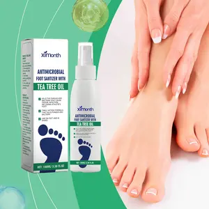 Antimicrobial Foot Sanitizer with Tea Tree Oil - Hydrate & Nourish Feet, Kill Fungi, Deodorize,Advanced Foot and Nail Spray Moisturizer