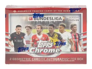 2025-26 Topps Chrome Bundesliga Soccer Breaker Delight Trading Cards LV