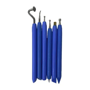 Blue Embossing Tools - 7 Piece Set for Scrapbooking and Card Making