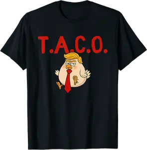 Funny Chickens Out T.A.C.O T-Shirt - Salvadorata Shop 31B0FBGPVZJ6