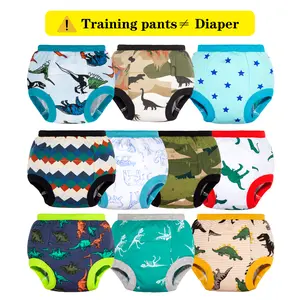 10-Pack Toddler Training Pants for Boys & Girls - Soft Learning Underwear