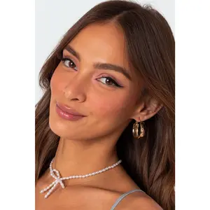 Lux Wide Hoop Earrings