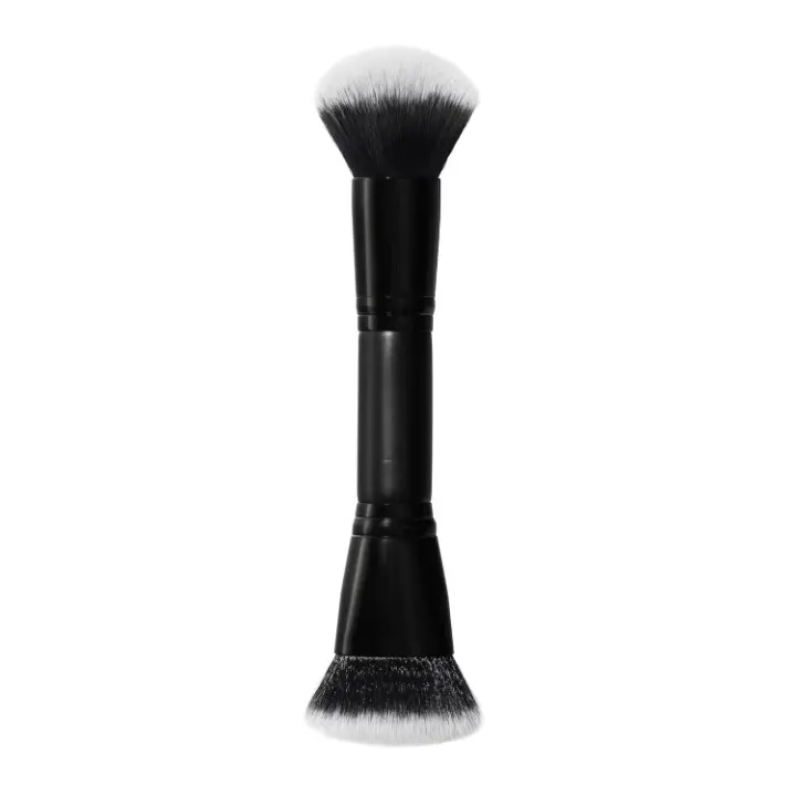 Dual-Ended Contour & Bronzer Brush with Smooth, Rich Pigment – Vegan Formula and Soft Synthetic Bristles for Effortless Blending and Definition