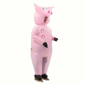 Adult Inflatable Pig Costume, Christmas Costume Masquerade Funny Role Play Party Costume