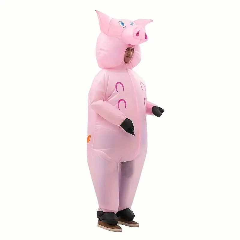 Adult Inflatable Pig Costume, Christmas Costume Masquerade Funny Role Play Party Costume