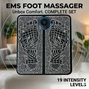 Rechargeable USB Foot Massager Mat, Portable Plastic Foot Massager Pad, Odorless Electric Massage Device for Fet Relief, Perfect Gift for Women, Men, and Family
