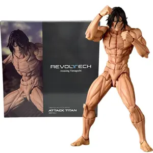 Eren Jaeger Reiner Braun Action Figure Anime Figuras GK Statue Toys PVC Collection Model Ornament 16cm Manga Figurine Kids Gift