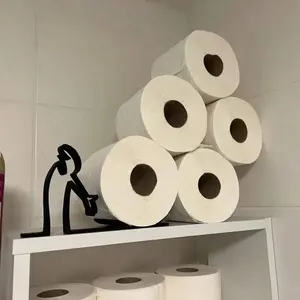 1pc Funny Toilet Paper Holder - 3D Printed Decorative Tissue Paper Storage Container, Elegant Toilet Paper Dispenser, Home Decor, Bringing Humor & Style To Your Bathroom Space, Ideal As Spare Roll Holder For Bathroom Or Powder Room, Unique Gift Idea
