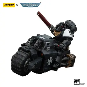 JOYTOY Warhammer 40k 1/18 Action Figures Anime Space Marines Black Templars Outriders Brother Valtus