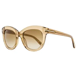 Tom Ford Odette Sunglasses TF1189 45F Transaparent Brown 53mm FT1189