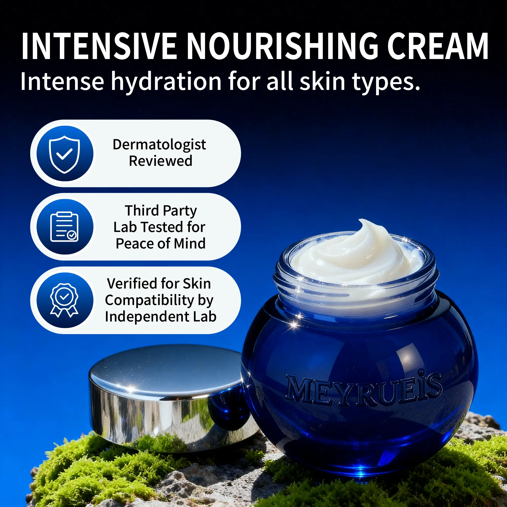 Anti-Aging Face Cream with NAD+ & NMN – Firming, Wrinkle Reduction