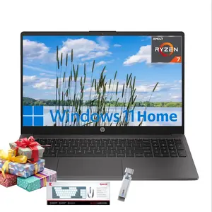 HP 255 G10 15 Business Laptop, AMD Ryzen 7 7730U, 15.6" Full HD Display, 32GB RAM, 512GB SSD, AMD Radeon Graphics, Numeric Keypad, Windows 11 Home,Bundle Accessory