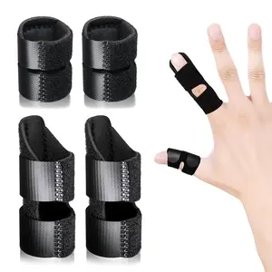 Thumb Splint (4 Pack) Trigger Thumb Splint, Thumb Brace for Pain Relief, Knuckle Immobilization, Thumb Spica for Arthritis, Mallet Finger, Also Fits Index, Ring, Pinky, Little, Small Fingers