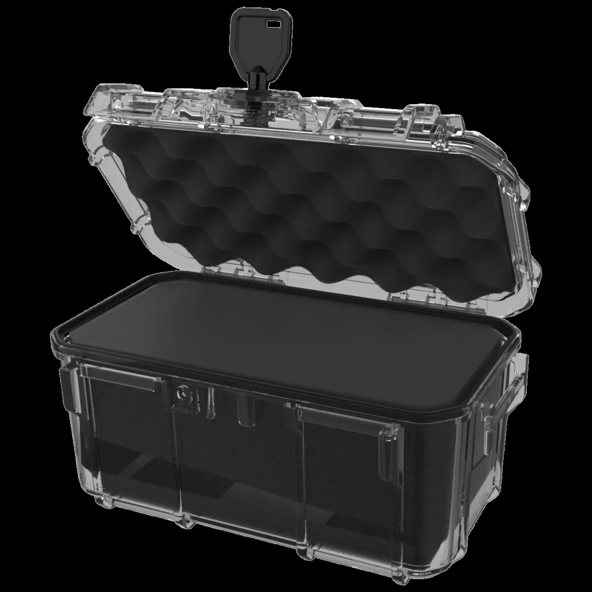 212 MAIN SE58F-CL Seahorse Protective Micro Tool Case with Foam Insert, 9.5" Size, 9.5x5.8x4.7" Tool Organizer