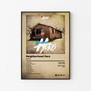[ ALBUM POSTER UNFRAMED - SALE UP TO 45% ] NoCap Album Poster Emotional Trap Rap Wall Art Aesthetic Room Music Setup Man Cave Gift for Him