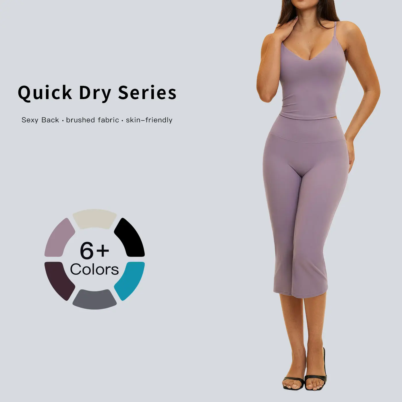 Tenwolf Women’s Casual Yoga Activewear Set — Creamy Texture, Slim Fit, Figure-Flattering, for Sports, Fitness, and Running, Women's Clothes, 2 Piece Sets, Woman 2 Piece Set, Workout Sets For Women