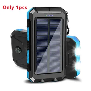 10000mAh Solar Charger Power Bank -Portable Solar Phone Battery Panel Charger, QC3.0 Dual USB Port Battery Pack Charger Portable For All Cell Phones & Electronic Devices- Long Lasting, Travel Camping, LED Flashlight, The Best Gift For Festival