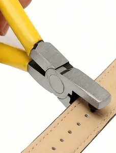 1pc 2mm Universal Handheld Watch Band Pliers, Belt Hole Punch Tool, Hole Punch Eyelet Tool, Tag Punching Machine, Strap Hole Puncher Back To School