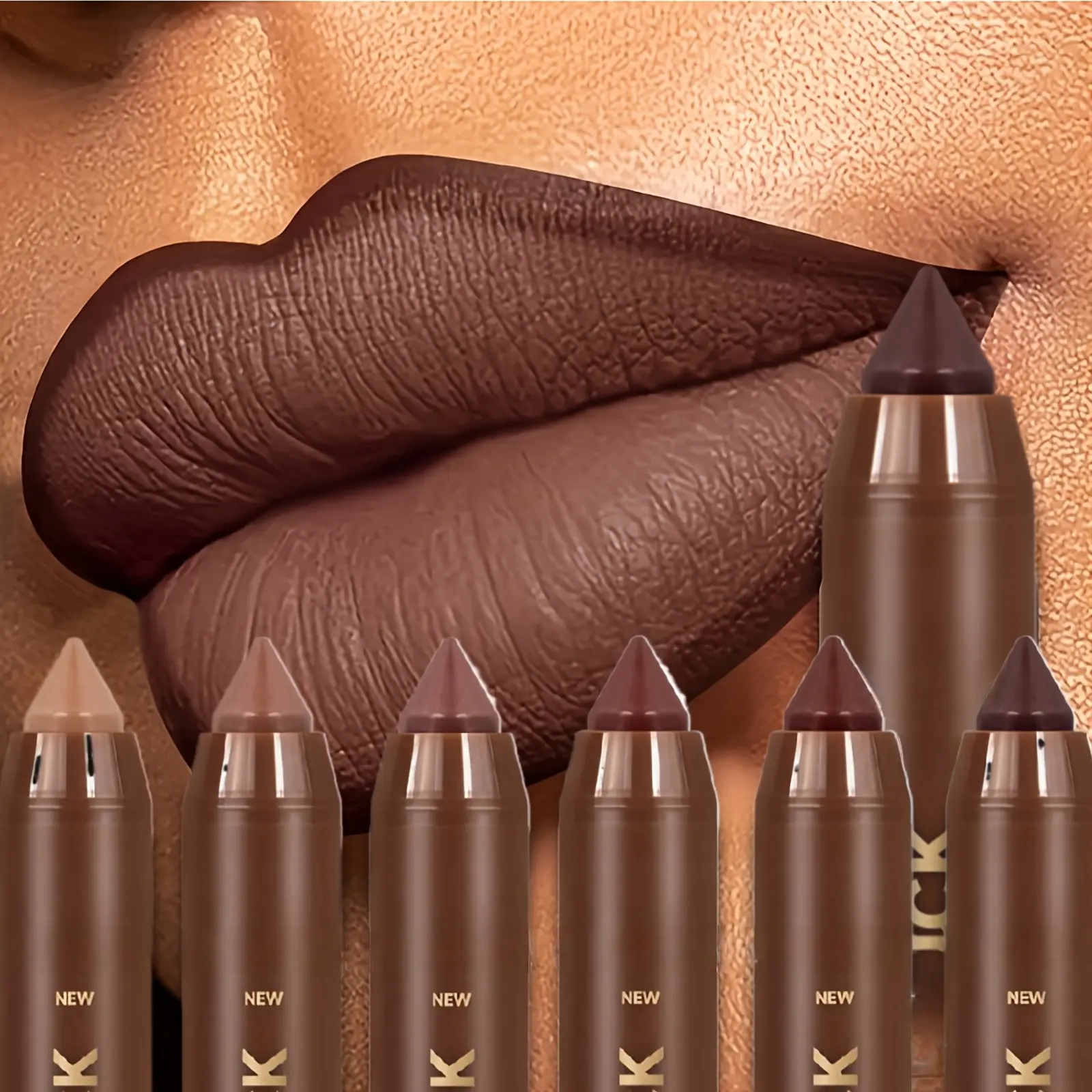 Red Lipstick Pencil with Natural Outline Lips Lipliner Pen Long Lasting Matte Finish Velvet Lip Glaze Plump Non Stick Cup Design for Full Defined Lips Lip Makeup airbrush  flawless  lip  blur