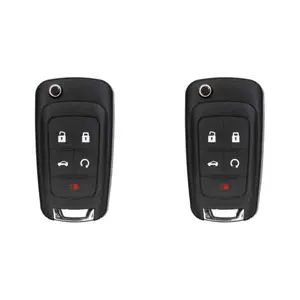KEYS4LESS Replacement Flip Key Fob for Buick Lacrosse 2014 Fcc OHT01060512 OHT01060512 V2T01060512 V2T01060514 Avl B01T1AC Avl B01T2AC Part Number...