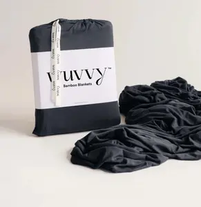 Wuvvy Large Charcoal Bamboo Blanket