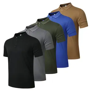 【Purchase One Size Large】3/5/6 - Pack Men‘s Polo Shirts- Quick Dry Short Sleeve Tshirts Moisture Wicking Summer Casual  Workout Tops Athletic Soft Breathable Classic Collared Polo Shirts for Work, Golf, Travel & Everyday Wear