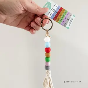 Phlebotomy Keychain – Order of Blood Draw Reference Tool | phlebotomy draw tracker