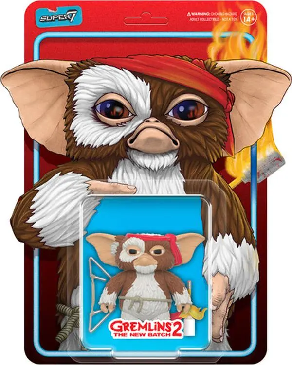 Super7 - Gremlins 2 - ReAction Figures - Gizmo (confrontation Ready Character Card)  [COLLECTIBLES] Action figurine/statue