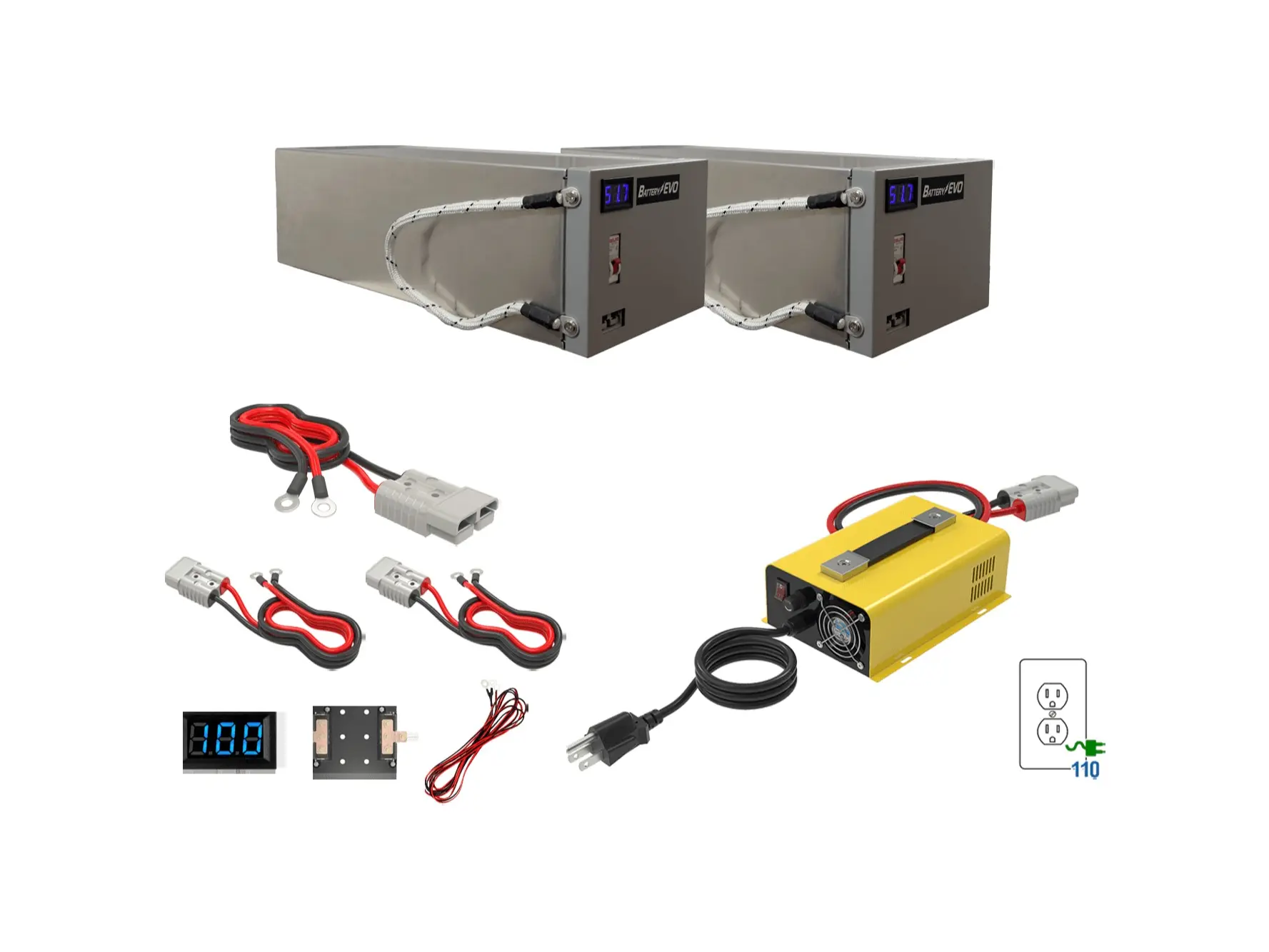 Battery Evo 48V Chihuahua 2X Kit 80Ah 4 kWh