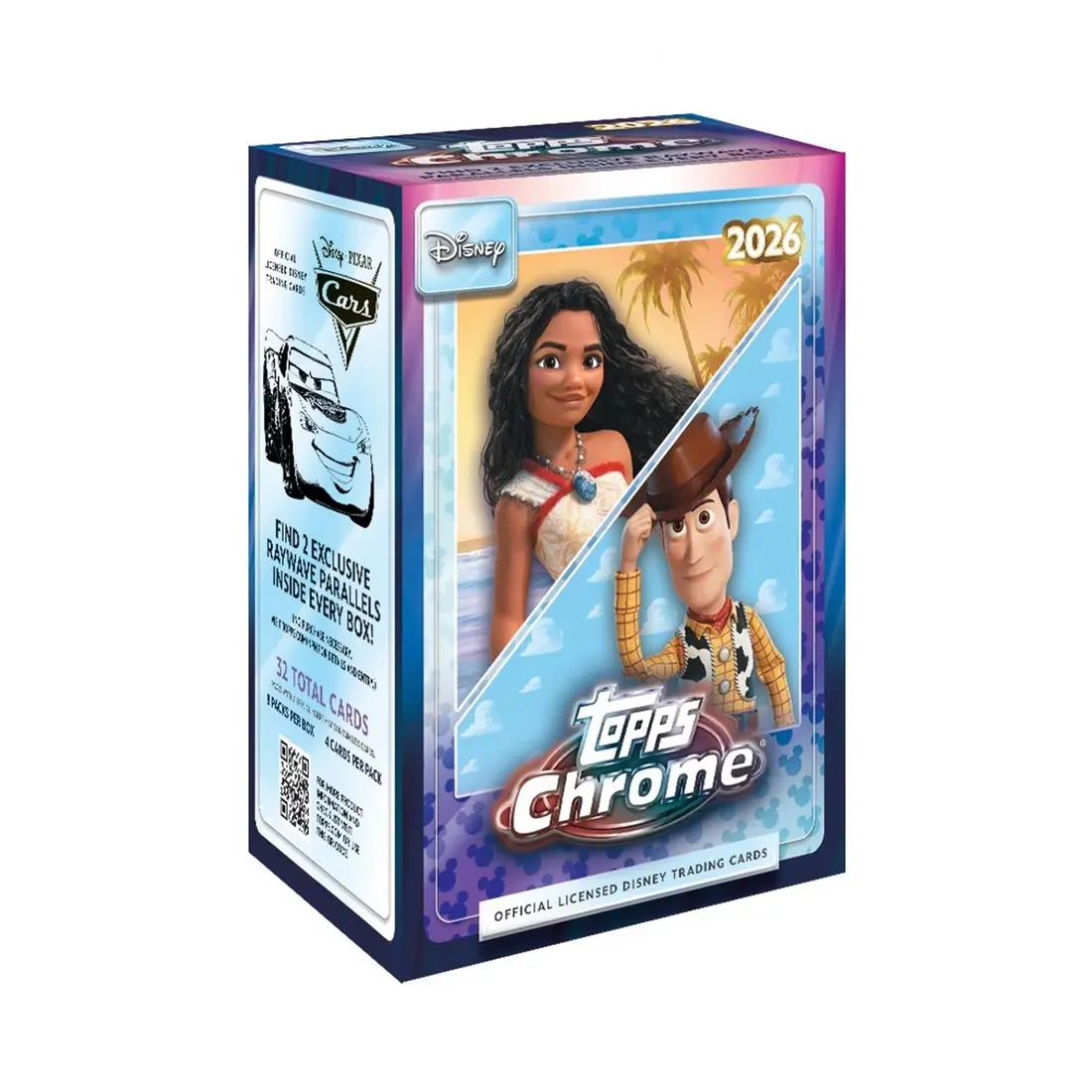 2026 Topps Chrome Disney Value Blaster Box 8 Packs