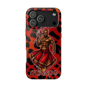 Shango Yoruba Aesthetic Custom Rubber Protection Case for Smartphones