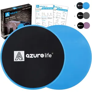Exercise Core Sliders, Dual Sided Exercise Gliding Discs Use on Carpet or Hardwood Floors, Light and Portable, Perfect for Abdominal&Core Workouts