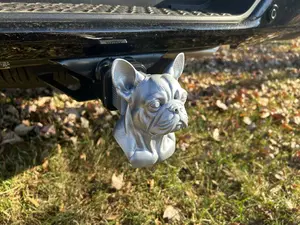 French Bulldog - Snap-in fit | 2” Tow Hitch Cover | Premium Truck Accessory