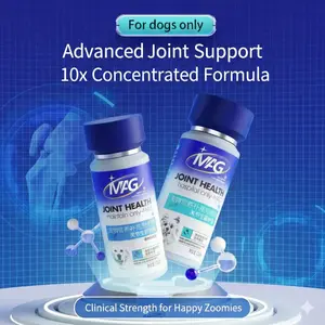 MAG Advanced 10x Concentrated Dog Joint Supplement for All Breeds & Sizes - with Glucosamine, Chondroitin, MSM