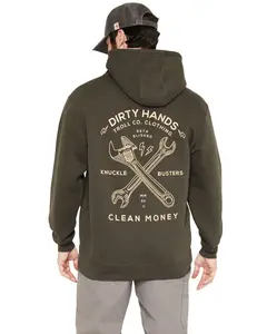 Troll Co Men's Dhcm Twisting Wrenches Graphic Hooded Sweatshirt - Tc2882