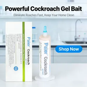 30g Roach Gel Bait Killer | Indoor & Outdoor Pest Control for German & American Roaches | Precision Tip Applicator | 1 / 4 Pack