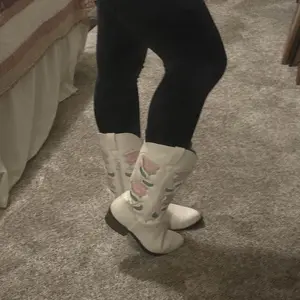 Kids' Emberly Embroidered Western Boots - art class