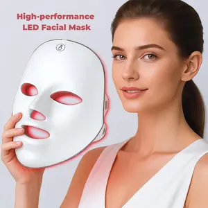 2027 New Light Therapy Mask for Skin Repair, Acne Treatment, Anti-Wrinkle, Portable Skincare Tool, Facial Care Instrument, Facial Care Tools, USB Charging, Home Beauty Set Gift, LED Mask
