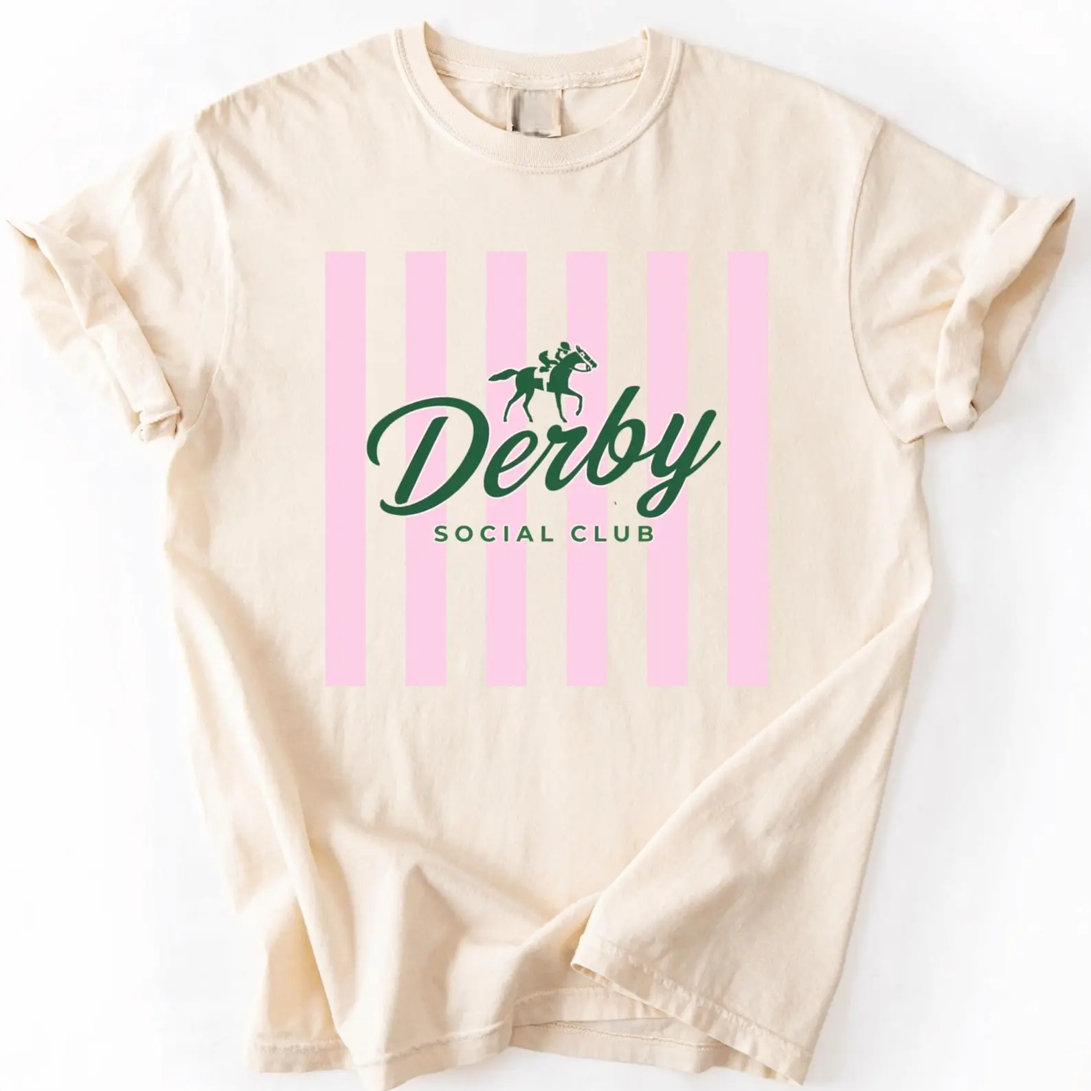 Derby Social Club Shirt, Derby Horse Tee, Kentucky Derby Outfit, Cute Derby Shirt Women, Preppy Derby Party Shirt, Horse Race Tee