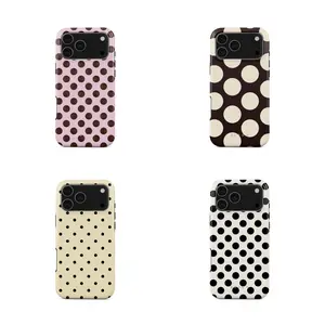 BURGA Phone Cases | Polka Dot Collection - for iPhone 17 16 15 14 13 12 11 Series | Magsafe Phone Case | Trendy 2026 Phone Case | Shockproof Protection | Gift for Her