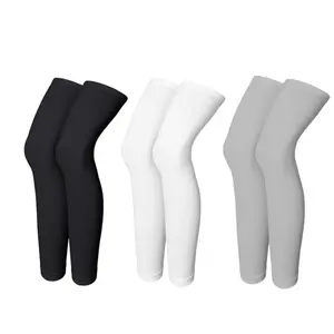 Unisex Ice Silk Leg Sleeves, Comfortable Full Leg Support, Ideal for Daily Activities and Sports, Perfect for Men and Women