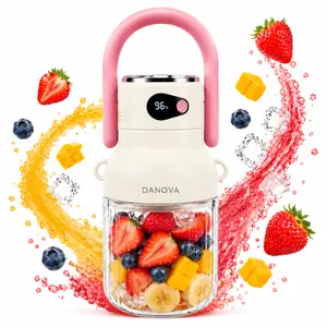 DANOVA Portable Blender for Smoothies & Protein Shakes | 33 oz BPA-Free Juicer Cup with 70 W Motor, USB Rechargeable Blender for Fitness, Breakfast, and Healthy Drinks