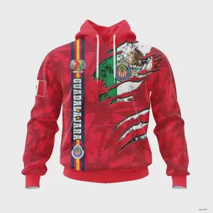 Liga C.D. Guadalajara Personalized Name & Number Hoodie S5XL Gift Fan