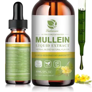 Mullein Leaf Liquid Extract Drops 60ml – Herbal Respiratory Support Supplement, Alcohol-Free, Vegan, Sugar-Free Wellness Formula