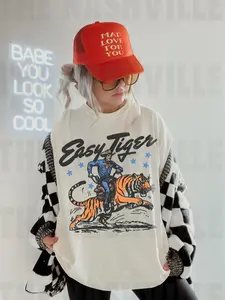 Easy Tiger T-shirt Cowboy Tee , Unisex Fit, Comfort Colors Collection, Cotton Fabric, Premium Quality