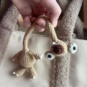 Sid the Sloth Crochet Long Neck, Ice Age Character Crochet, Gift For Her, Bag Charm